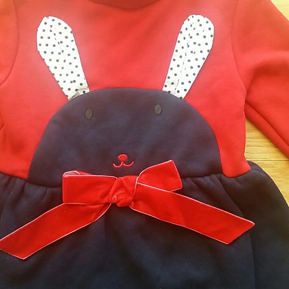 SALE***Red Bunny Dress. KIDS  :) - Picture 2 of 3