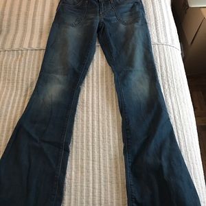 Lucky brand wide leg jeans
