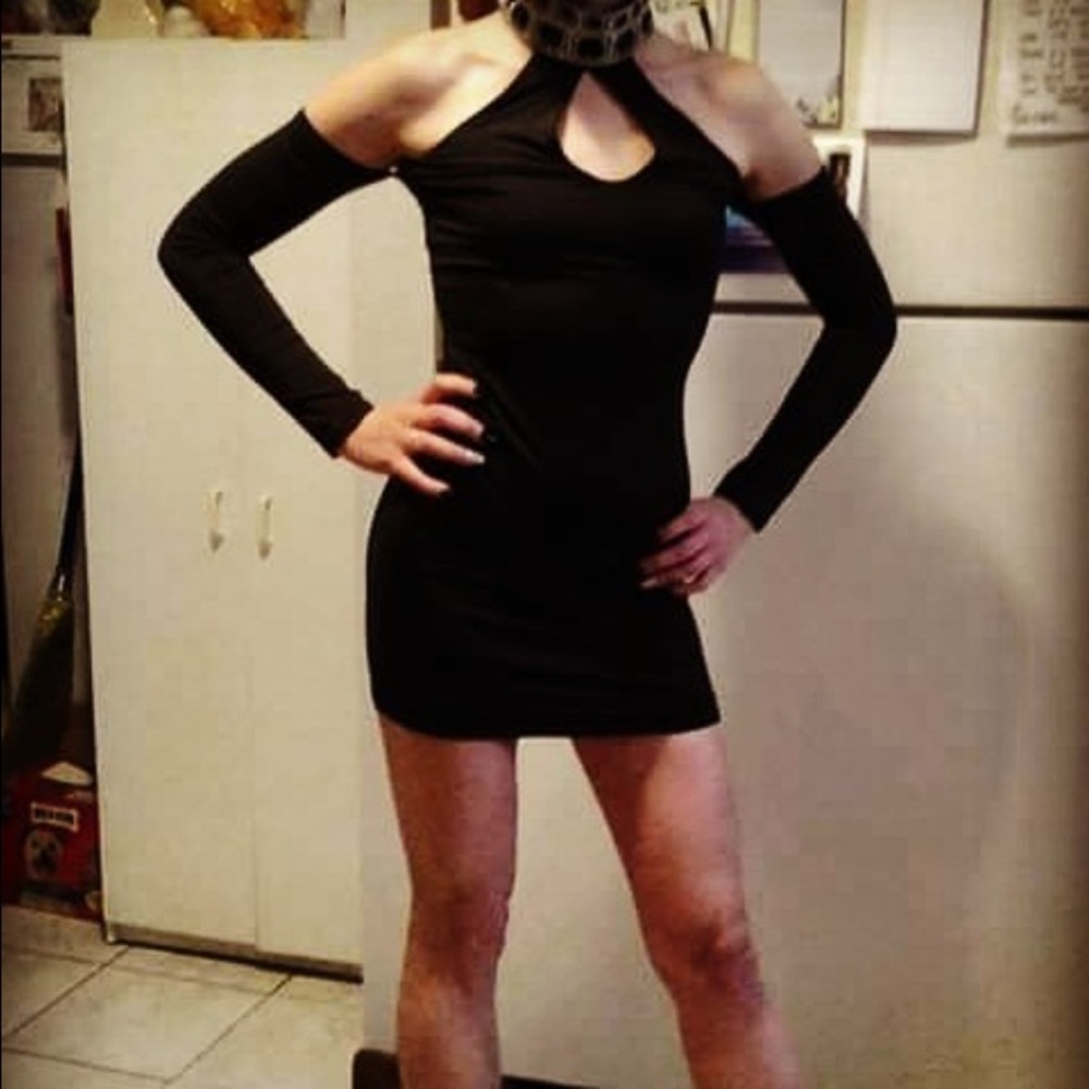 Black party dress