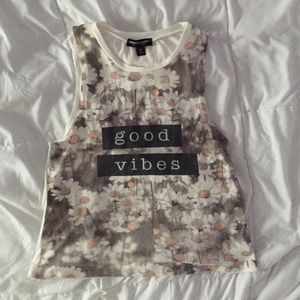 Good Vibes Sunflower Tank 🌻