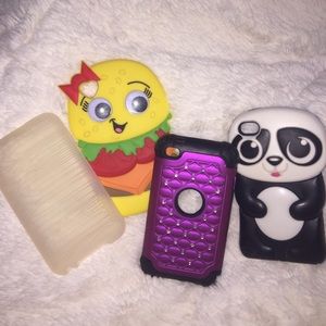 SOLD‼️ IPod 4 Touch Cases - 4 of them