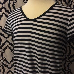 Saks striped top