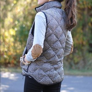 NWT J. Crew Herringbone Vest XS