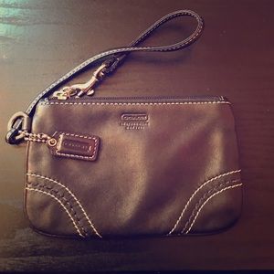 Black Coach wristlet