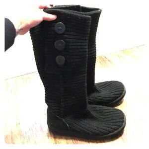 UGG Classic Tall Cardy Sweater Boots