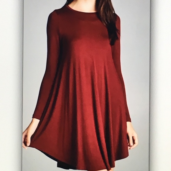 🎯Red burgundy🎯long sleeve tunic