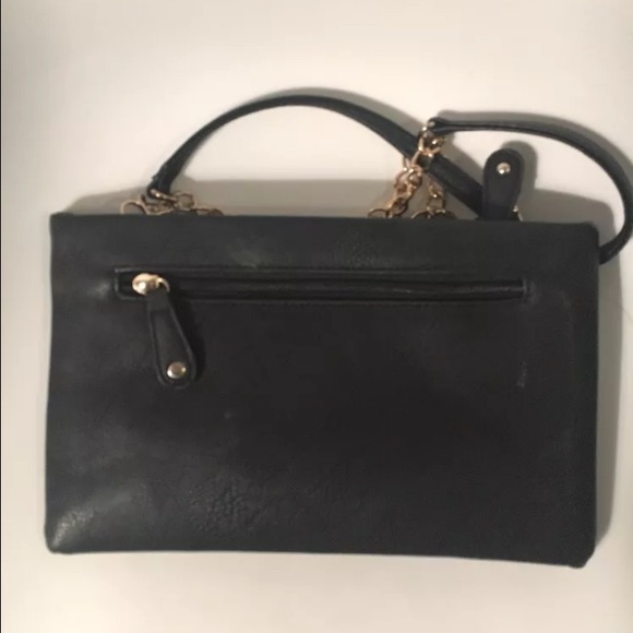 New Black slim handbag/baguette. - Picture 3 of 4