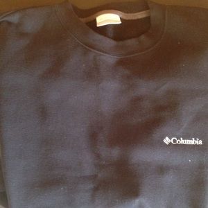 Men's Columbia black sweatshirt size L new