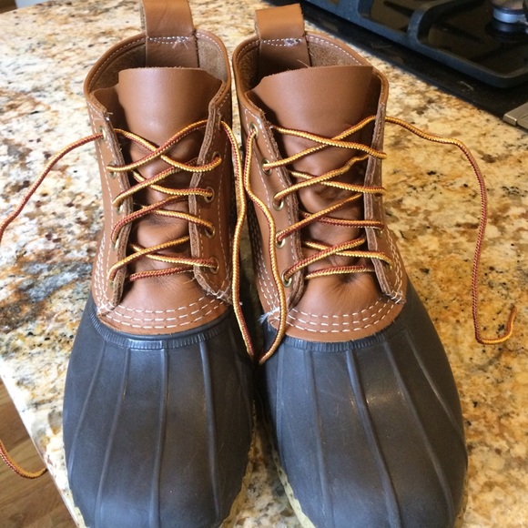LL Bean Men's Duck Boots Size 8