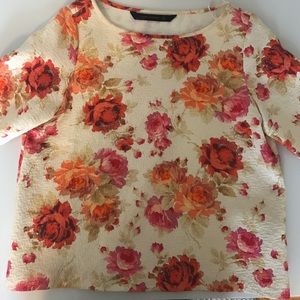 Zara floral top