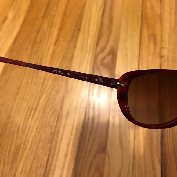Oliver Peoples red frame sunglasses - Picture 4 of 4