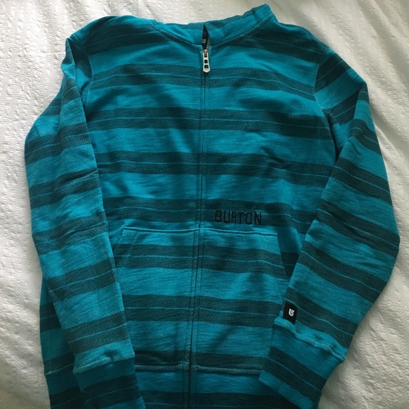 Blue Burton Zip up hoodie
