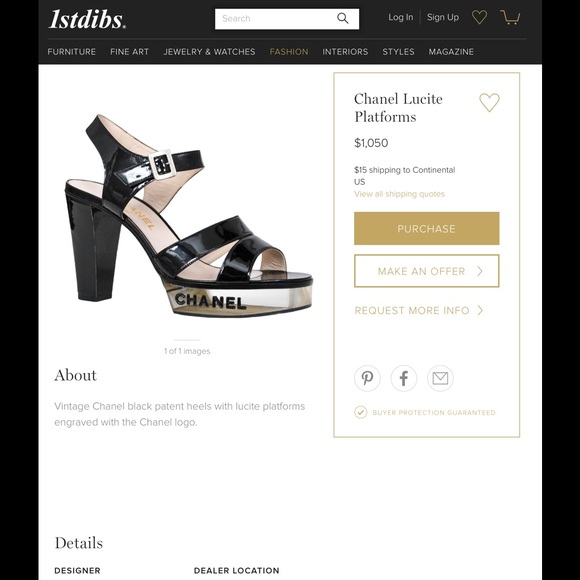 🛑SOLD🛑 Chanel Runway Lucite Platform Heels, 37 - Picture 3 of 8