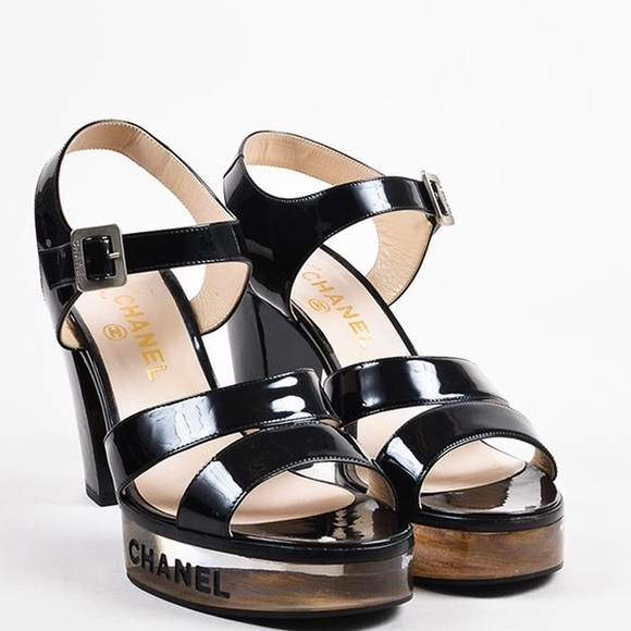 🛑SOLD🛑 Chanel Runway Lucite Platform Heels, 37 - Picture 4 of 8