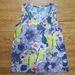 Simply Vera Vera Wang Purple Floral Tank