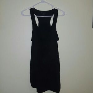 Black flowy racerback top