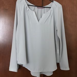 Gorgeous gray/silver color blouse