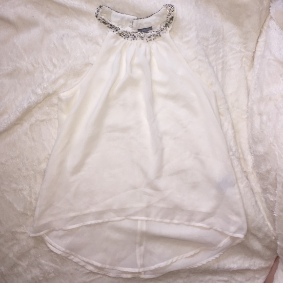 Charlotte Russe high neck, flowy blouse