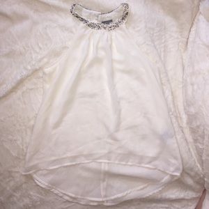 Charlotte Russe high neck, flowy blouse