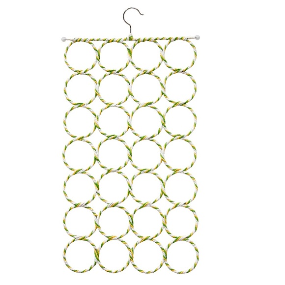 28 Ring slot scarf holder