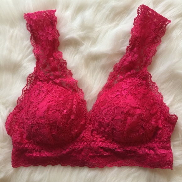 Pink Lace Bralette