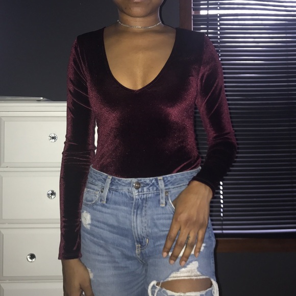 Urban Outfitters Other - Velvet bodysuit.