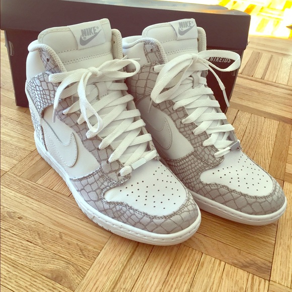 Brand new Nike ID wedge sneakers