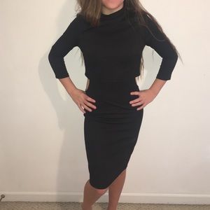 Black cocktail dress