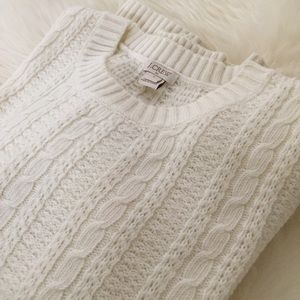 J. Crew Sweaters - Chunky Knit Crewneck Sweater | Ivory | J. Crew J. Crew Sweaters - Chunky Knit Crewneck Sweater | Ivory | J. Crew