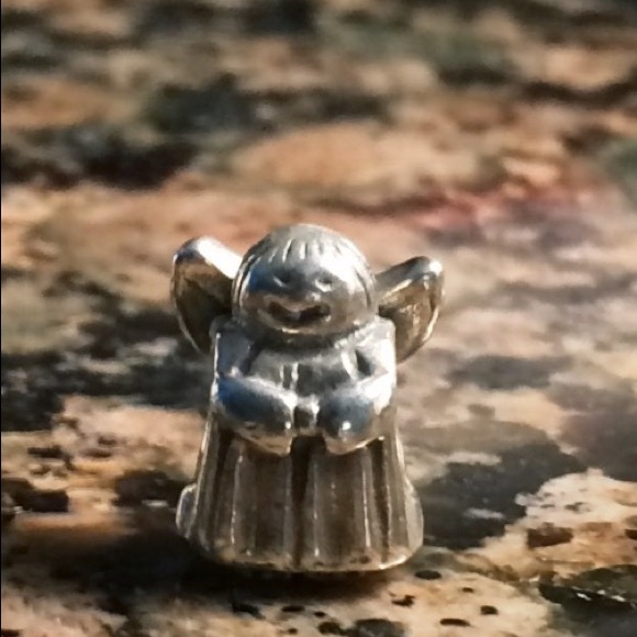 Pandora Angel & Present charms, with original box - Picture 2 of 4