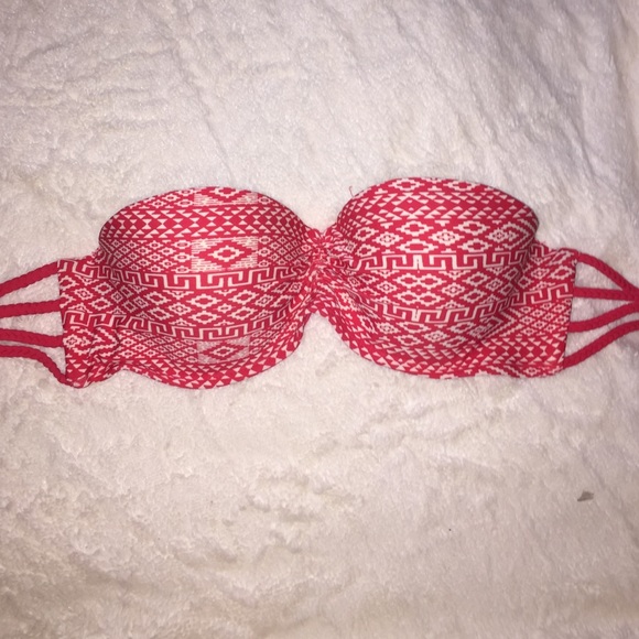 red bikini top