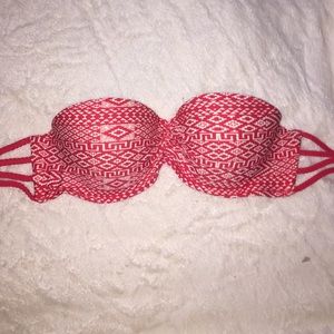 red bikini top