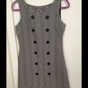 Mod black and white Ben Sherman dress