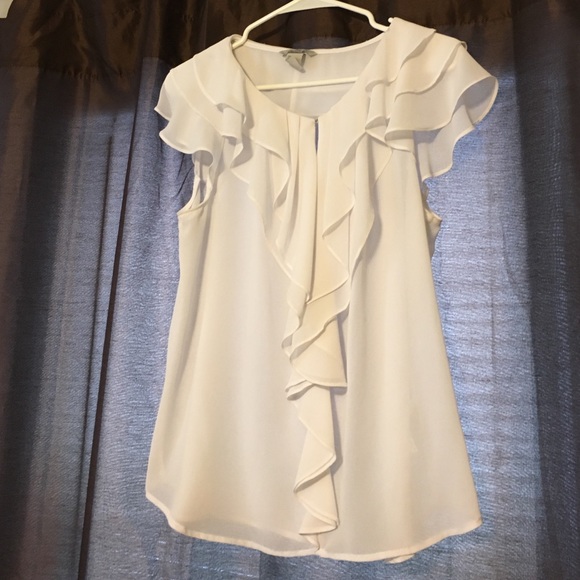 Really pretty h&m flowy short sleeve blouse sz 12