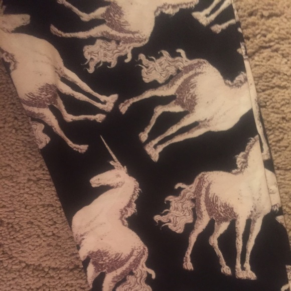 Super Rare LuLaRoe Actual Unicorn Leggings OS