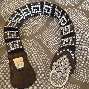Rhinestone Stretch Belt