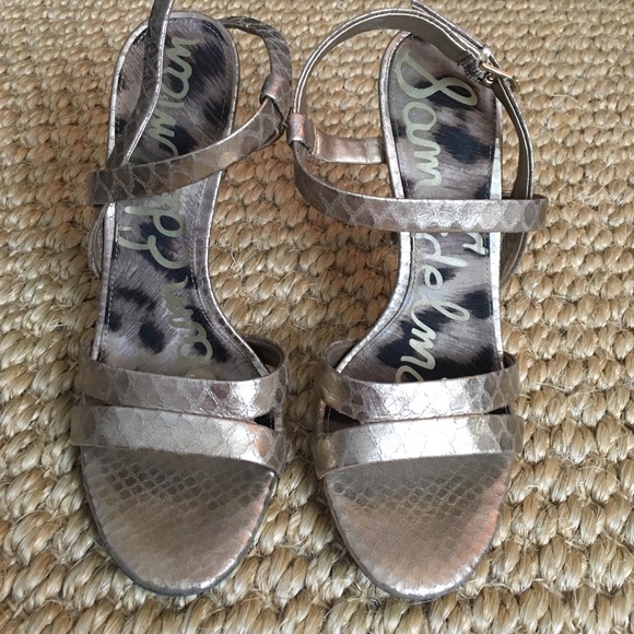 Gold Sam Edelman heels