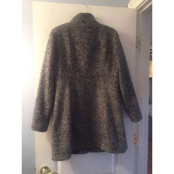 Women's Calvin Klein Coat, Grey, Size 10 - Picture 2 of 4