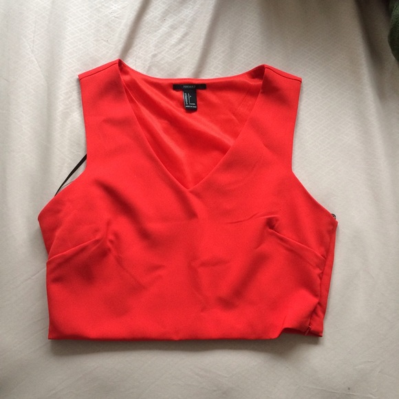 Red Crop Top