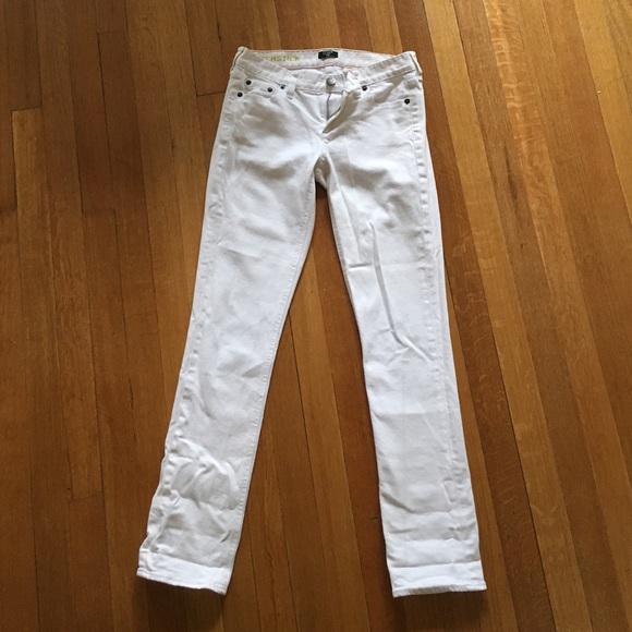 J. Crew White Matchstick Jeans