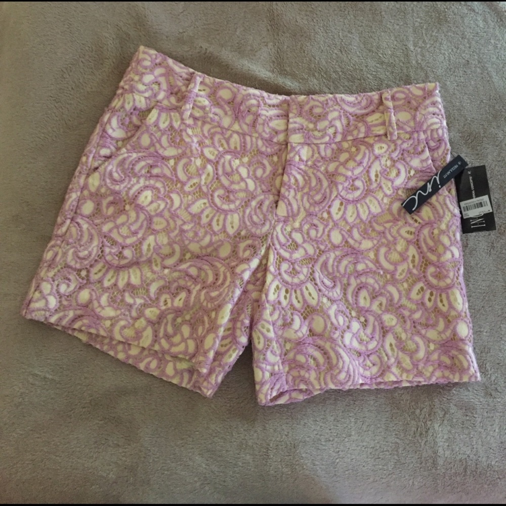 INC International Concepts Garden Lilac Shorts