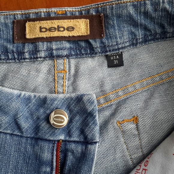 Bebe Denim blue jeans, size 31 - Picture 4 of 4