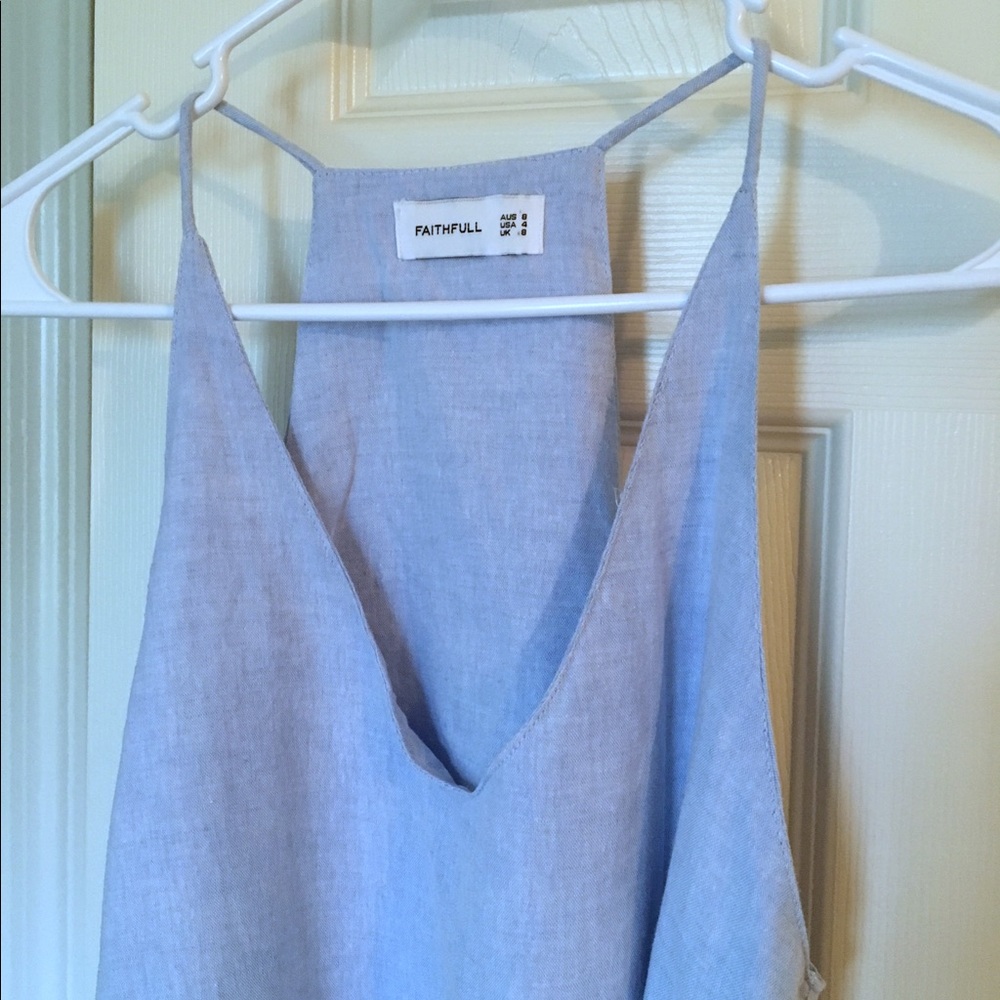 Faithfull the Brand East West Dress French Blue - Picture 8 of 8