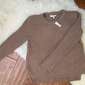 Madewell sweater, tan/beige