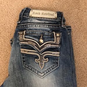 GREAT CONDITION! Rock revival jeans!