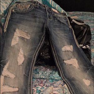 Men Rock revival jeans