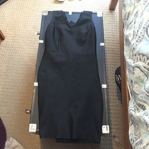 Black, body con, bra strap dress