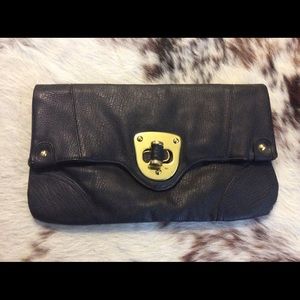 Large Faux leather clutch bag-Urban Expressions
