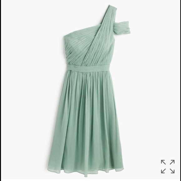 Jcrew cara dress silk chiffon
