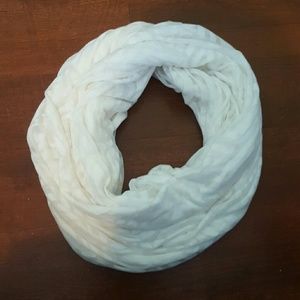 White infinity scarf